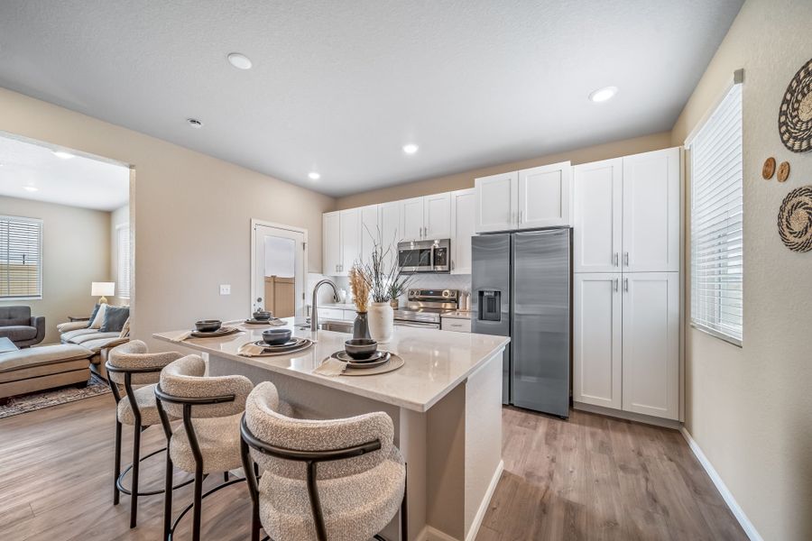 Furnished interior view inside a new home in Green Valley Ranch, Aurora (Image 5).