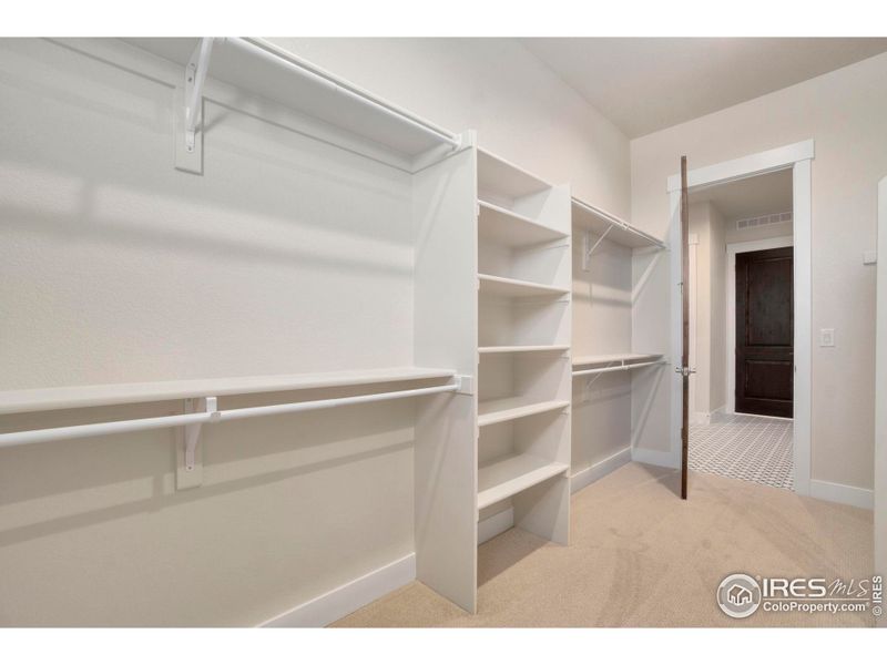 Large Primary Bedroom with door to Laundry Room!