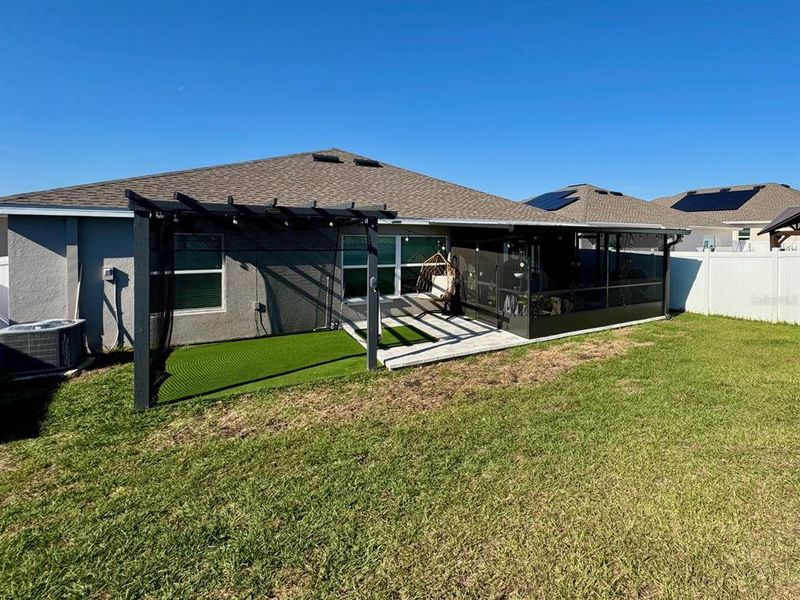 Exterior details and patio area of a home in , Groveland (Image 15). Exterior details and patio area of a home in , Groveland (Image 15).