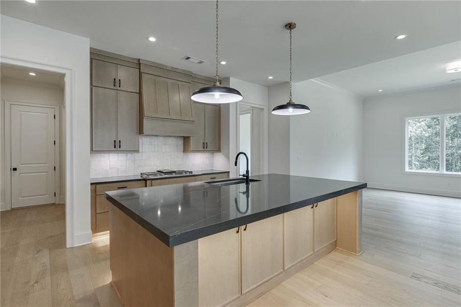 Furnished interior view inside a new home in , Buford (Image 9).