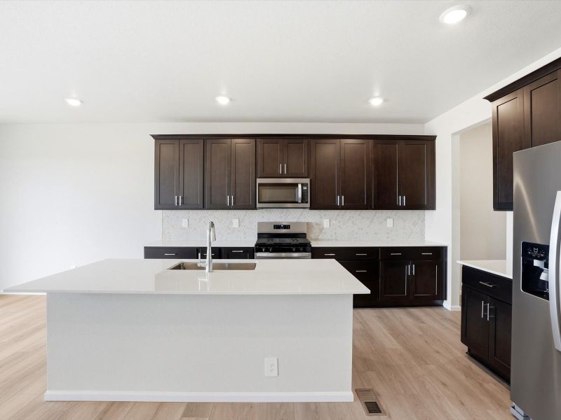 Furnished interior view inside a new home in Poudre Heights: The Lakes Collection, Windsor (Image 3).