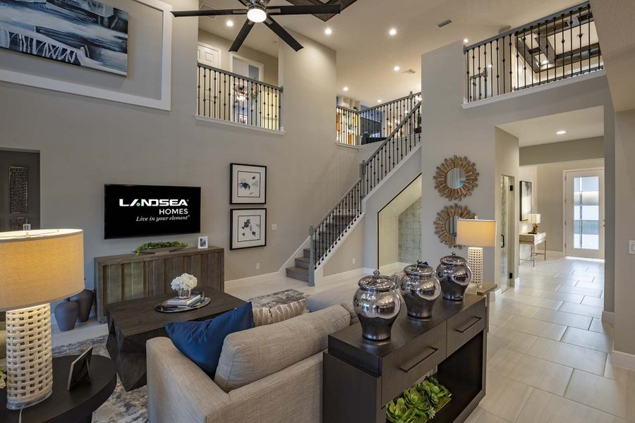 Representative furnished interior of a home built from the Exbury Executive by Risewell Homes in Bargrove Estates, Mount Dora (Image 6). Representative furnished interior of a home built from the Exbury Executive by Risewell Homes in Bargrove Estates, Mount Dora (Image 6).