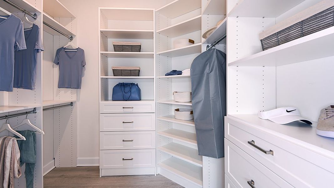 Furnished interior view inside a new home in Esplanade at Azario Lakewood Ranch, Bradenton (Image 11). Furnished interior view inside a new home in Esplanade at Azario Lakewood Ranch, Bradenton (Image 11).