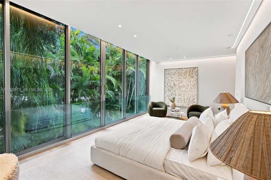 Furnished interior view inside a new home in , Miami (Image 15).
