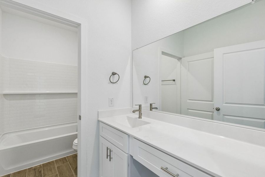Furnished interior view inside a new home in Windcress, Cove (Image 14).