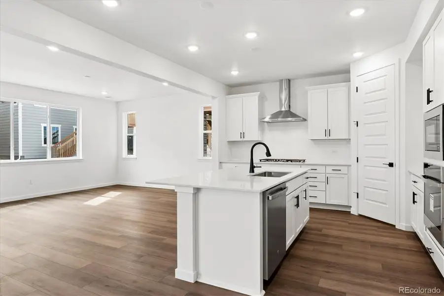 Furnished interior view inside a new home in The Summit at Meridian, Englewood (Image 5).