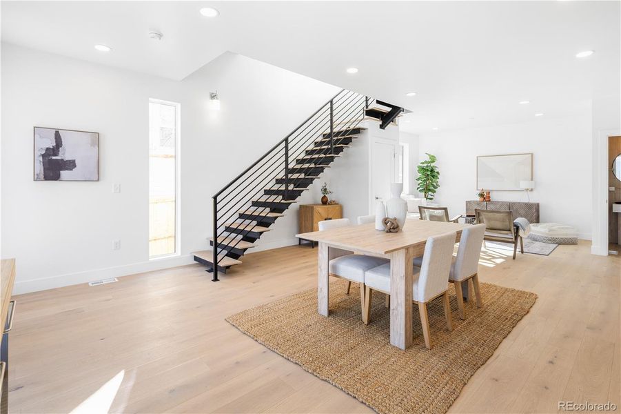 Furnished interior view inside a new home in , Denver (Image 16).