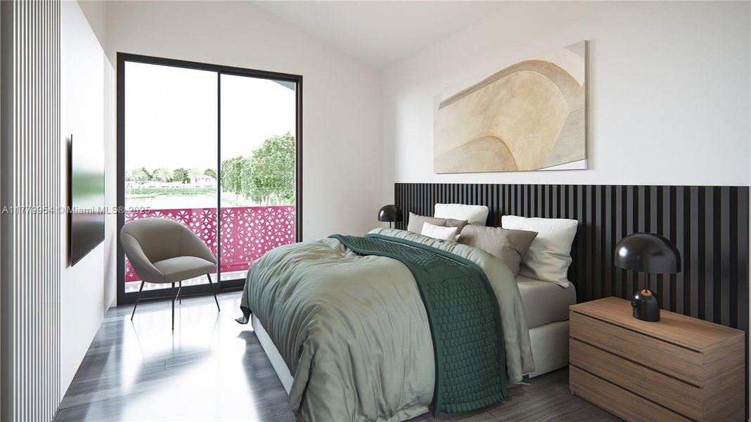 Furnished interior view inside a new home in , Port St. Lucie (Image 10).