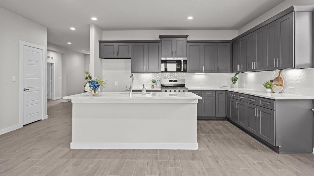 Representative furnished interior of a home built from the THE HOBBS by D.R. Horton in Northwest Passage, Midland (Image 4). Representative furnished interior of a home built from the THE HOBBS by D.R. Horton in Northwest Passage, Midland (Image 4).