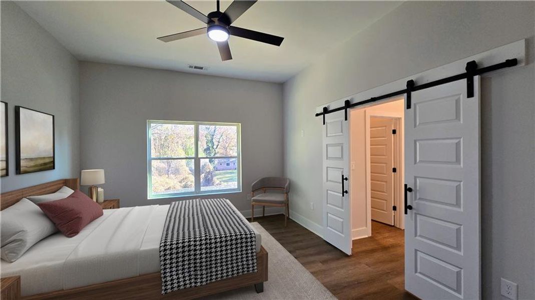 Furnished interior view inside a new home in , East Point (Image 10).