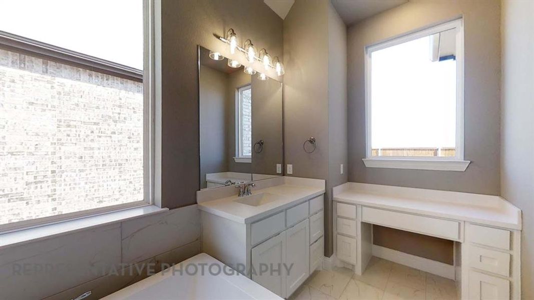 Furnished interior view inside a new home in Pecan Square, Northlake (Image 5).