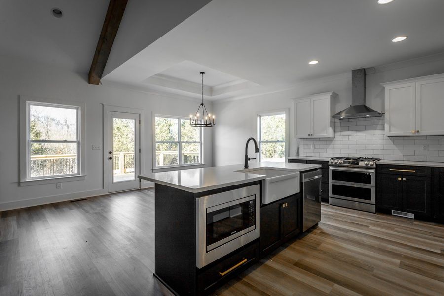 Representative furnished interior of a home built from the Groveland by Riverstone Construction, LLC in Creekside, Cleveland (Image 12).