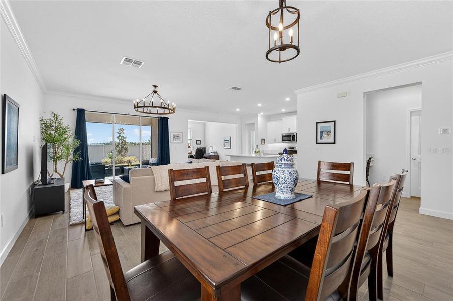 Furnished interior view inside a new home in Southshore Bay Active Adult, Wimauma (Image 41).