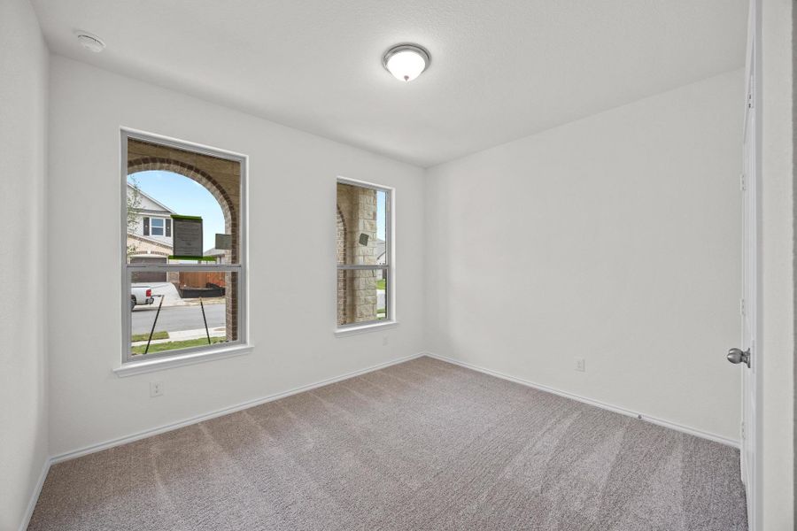 Spacious, unfurnished interior of a new home in Salerno - Classic Collection, Round Rock (Image 16). Spacious, unfurnished interior of a new home in Salerno - Classic Collection, Round Rock (Image 16).