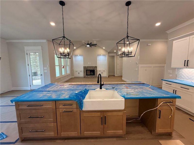 In-progress construction of a new home in , Pendergrass, GA (Image 25).