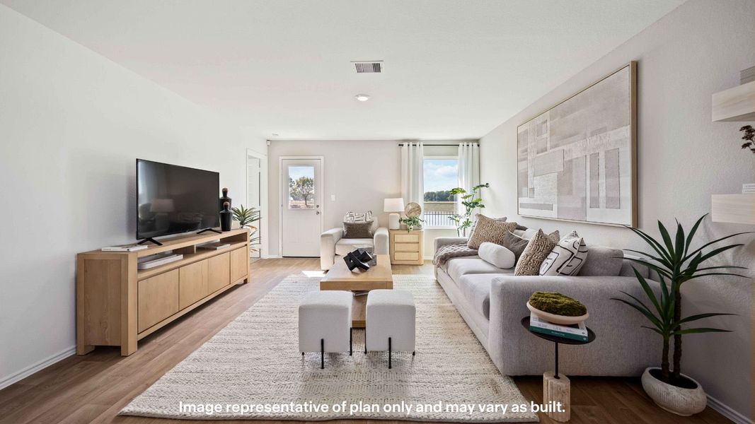 Representative furnished interior of a home built from the Elk by D.R. Horton in Deer Meadows, Odessa (Image 13).