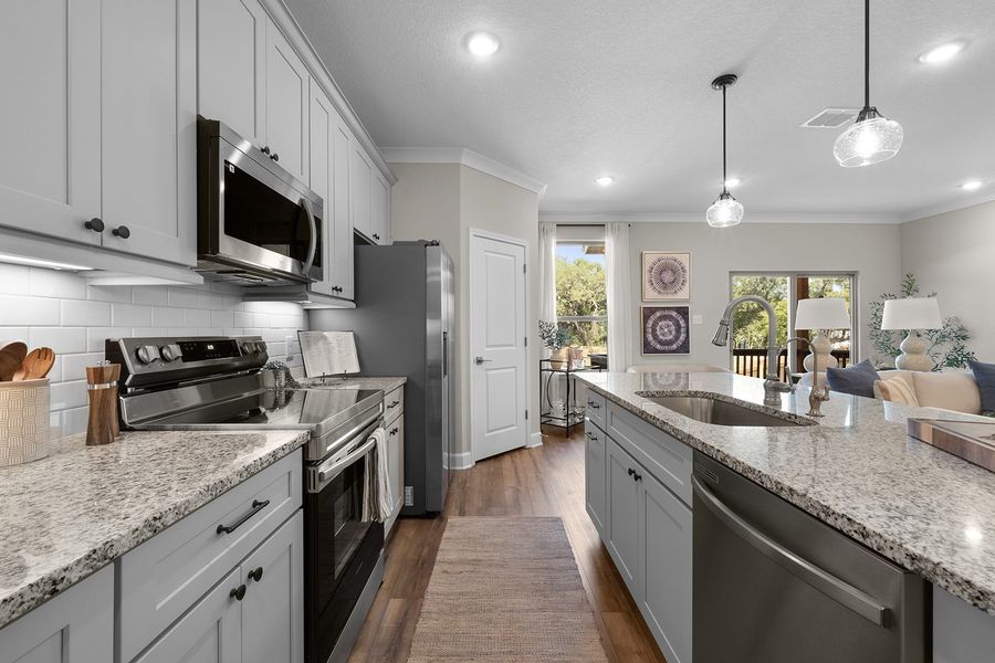 Representative furnished interior of a home built from the The Cooper by Rosehaven Homes in Magnolia Village, San Antonio (Image 12). Representative furnished interior of a home built from the The Cooper by Rosehaven Homes in Magnolia Village, San Antonio (Image 12).