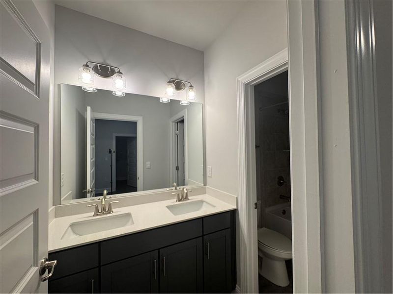 Furnished interior view inside a new home in Tuscany Hills, Douglasville (Image 9).