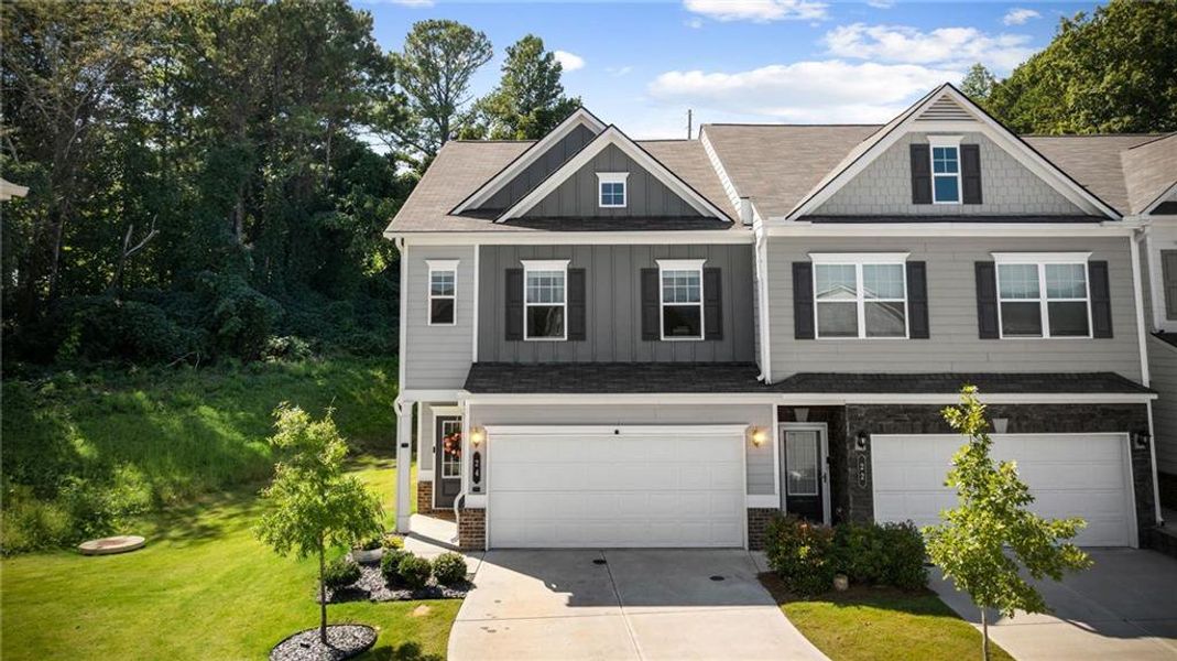 Front exterior of a new home in , Jasper, GA, highlighting curb appeal (Image 25).