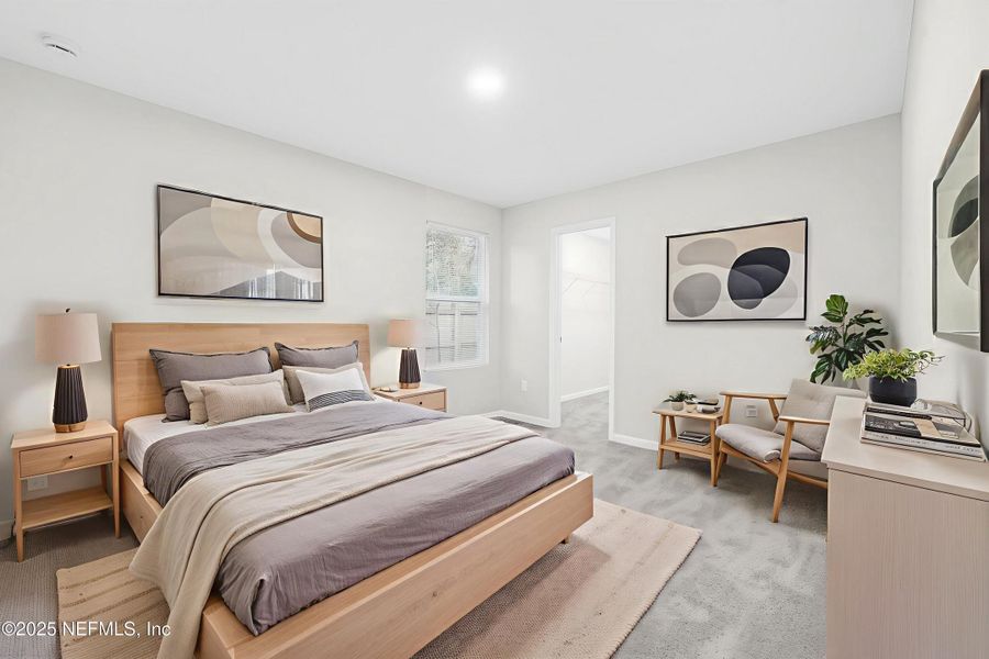 Furnished interior view inside a new home in , Jacksonville (Image 9).