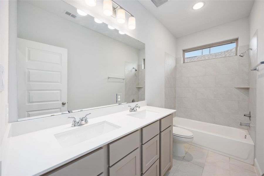 Furnished interior view inside a new home in Marvida 55' - Gated, Cypress (Image 30).