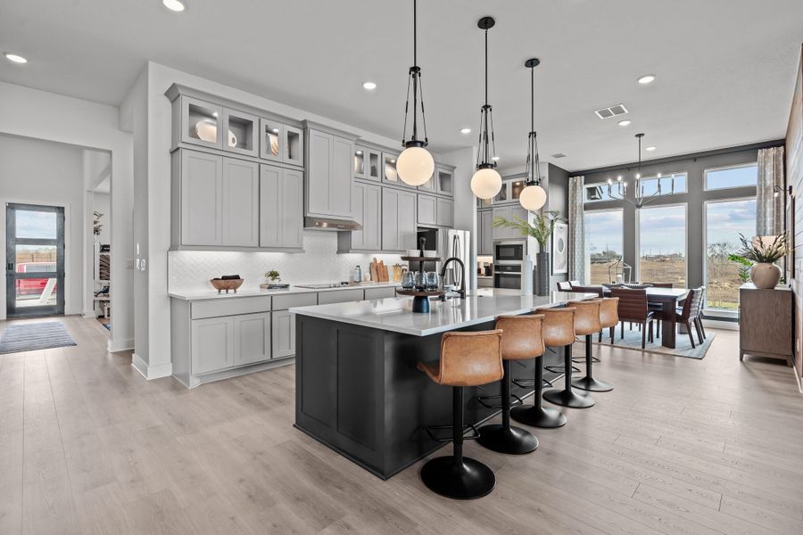 Furnished interior view inside a new home in Lariat, Liberty Hill (Image 52).