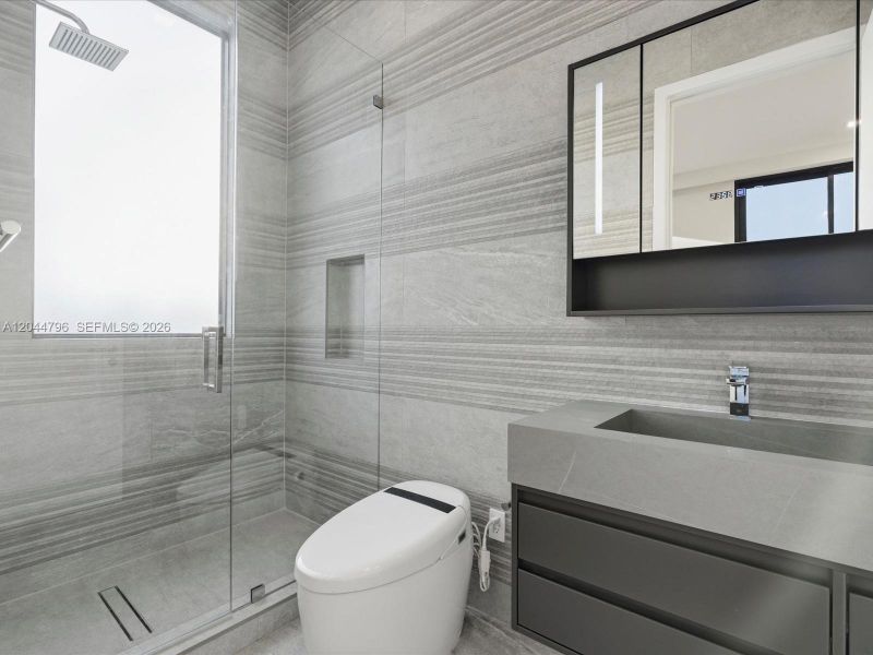 Furnished interior view inside a new home in , Pompano Beach (Image 13).