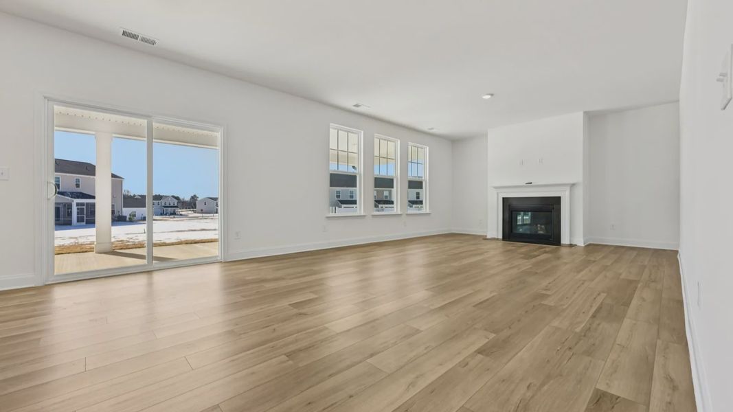 Furnished interior view inside a new home in Sidney Creek Single Family, Zebulon (Image 11).