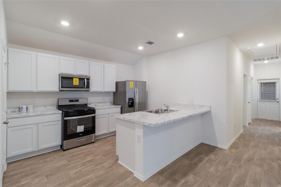Furnished interior view inside a new home in Valverde, Bastrop (Image 3). Furnished interior view inside a new home in Valverde, Bastrop (Image 3).