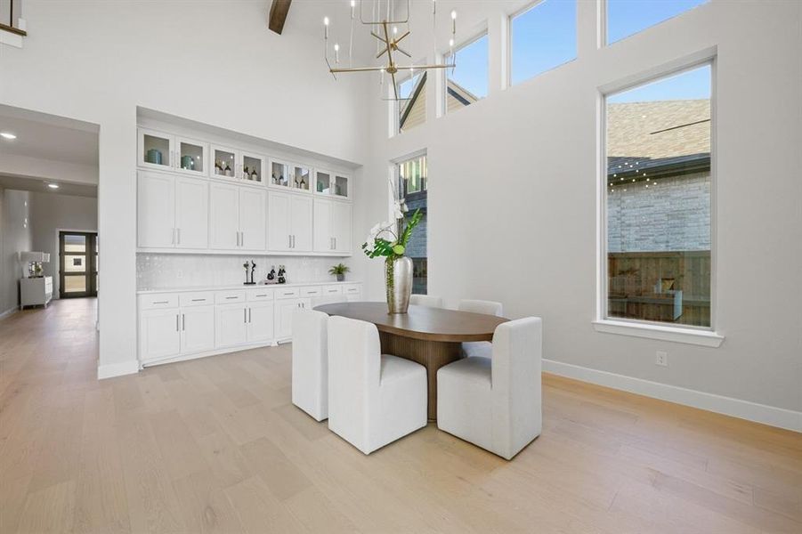 Furnished interior view inside a new home in StarView, Prosper (Image 32).