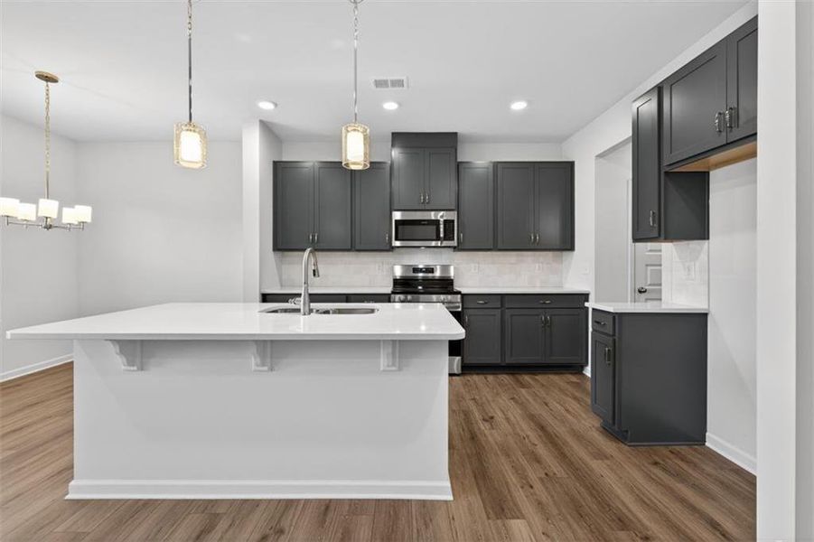 Furnished interior view inside a new home in Franklin Manor, Lawrenceville (Image 8).