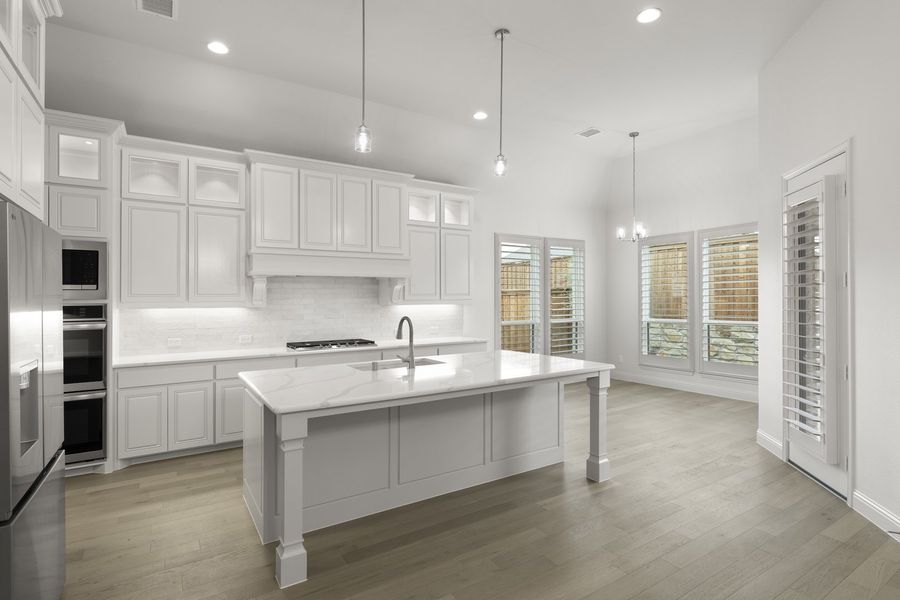 Furnished interior view inside a new home in Nelson Lake Estates, Rockwall (Image 7).