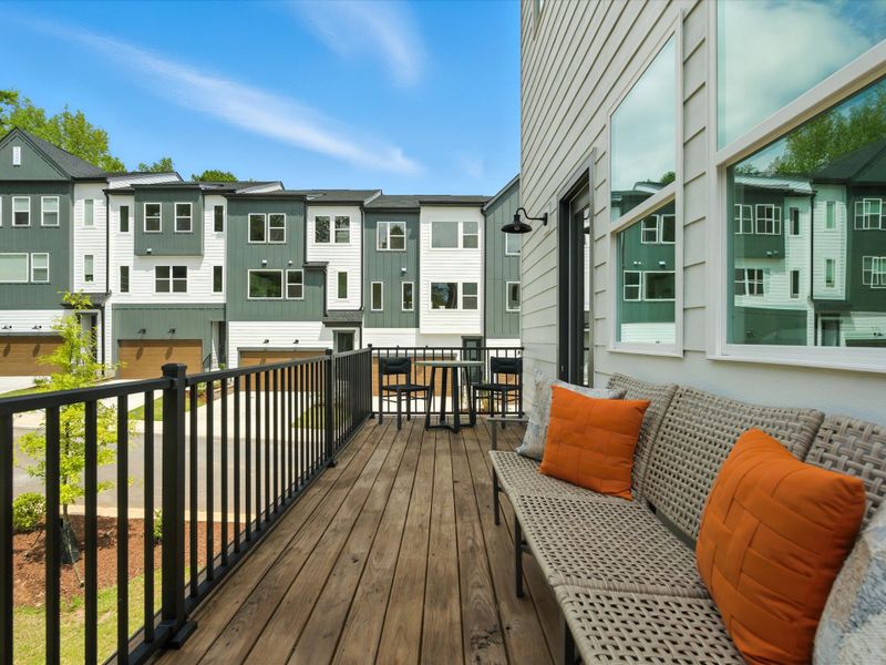 Exterior details and patio area of a home in Archer Row, Charlotte (Image 25). Exterior details and patio area of a home in Archer Row, Charlotte (Image 25).