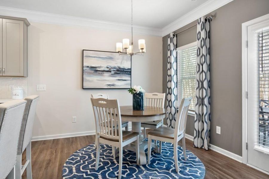 Furnished interior view inside a new home in Jones Ridge, Dallas (Image 14).