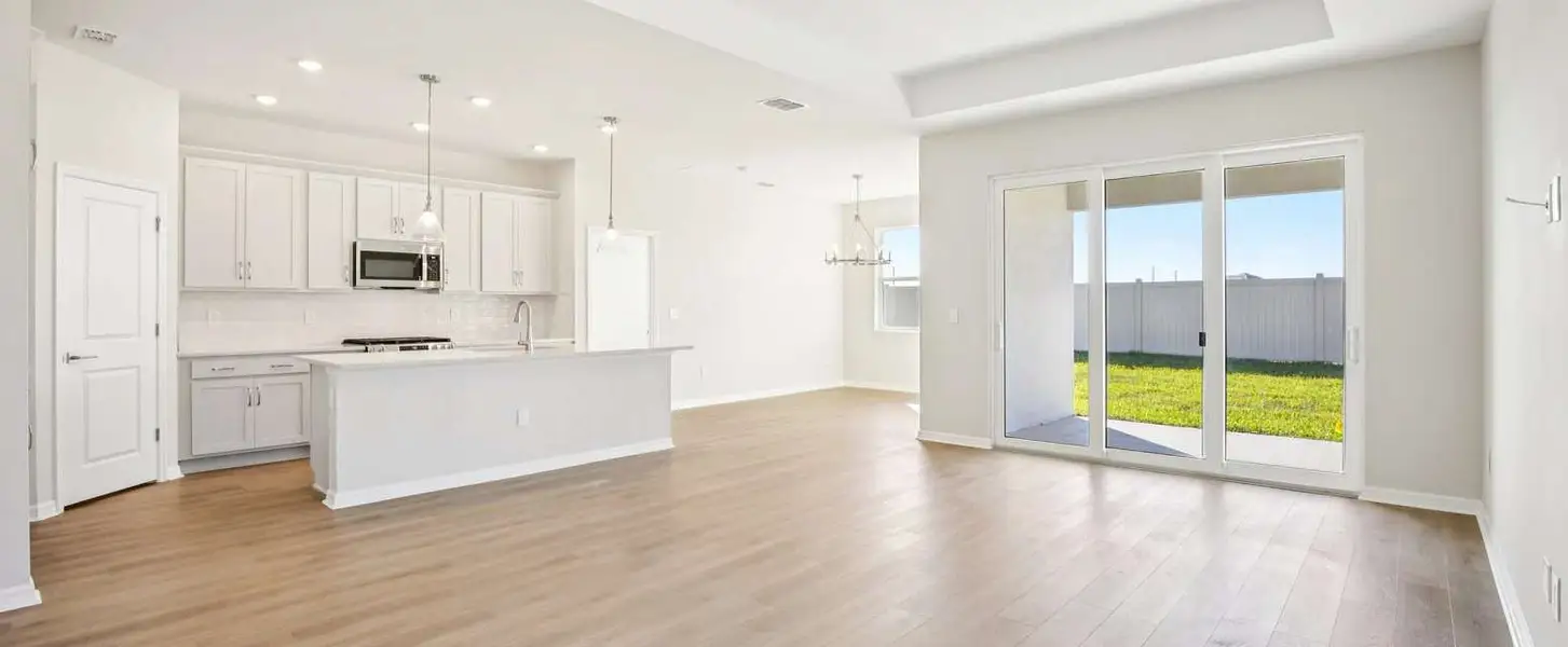 Open concept layout make the kitchen and family room feel well connected - Representative images and renderings are for illustrative purposes Open concept layout make the kitchen and family room feel well connected - Representative images and renderings are for illustrative purposes