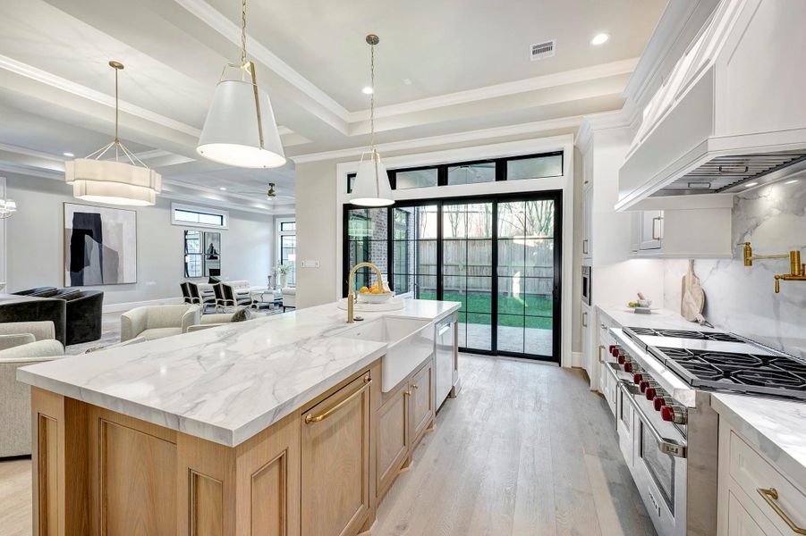 Furnished interior view inside a new home in , Houston (Image 8).