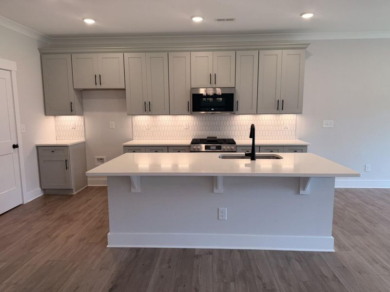 Furnished interior view inside a new home in Blythe Mill Townhomes, Waxhaw (Image 5).