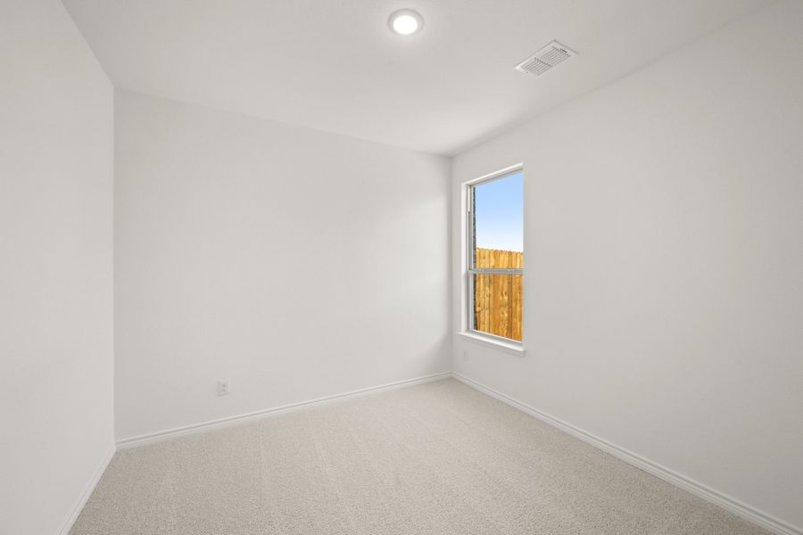 Spacious, unfurnished interior of a new home in Baker Farms, Cleburne (Image 29). Spacious, unfurnished interior of a new home in Baker Farms, Cleburne (Image 29).