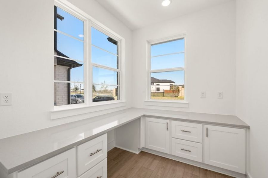 Furnished interior view inside a new home in Mosaic, Prosper (Image 7).