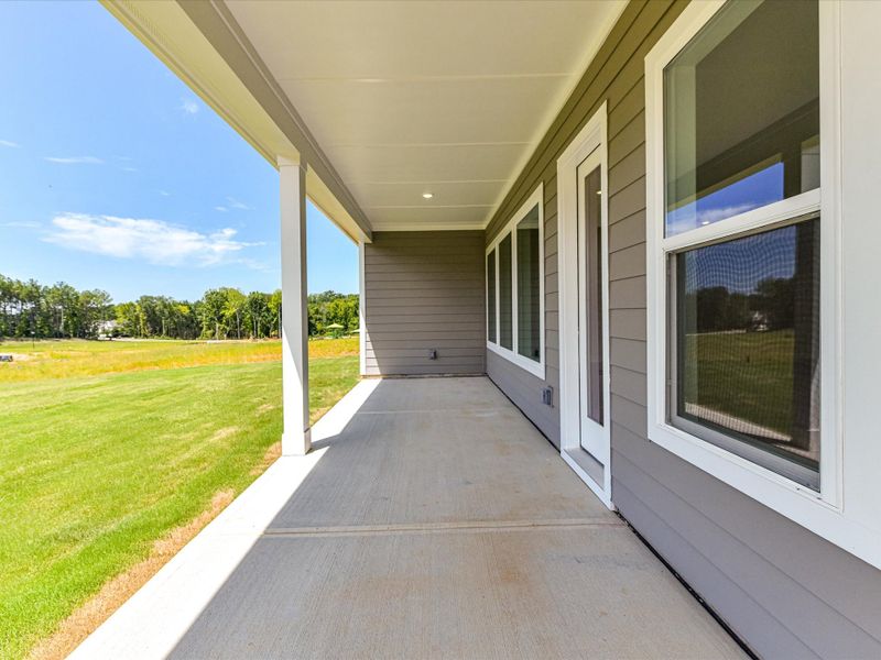 Exterior details and patio area of a home in Hardy Pond, Rock Hill (Image 4).