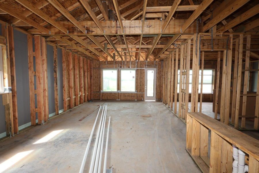 In-progress construction of a new home in Meridiana - Terrace Collection, Manvel, TX (Image 8).