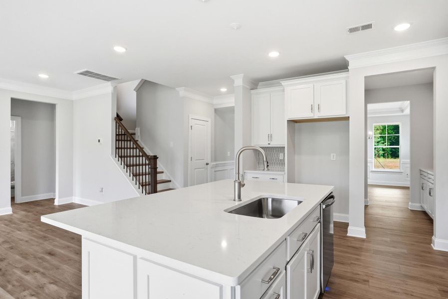Furnished interior view inside a new home in Enclave at Riverdale, Huntersville (Image 8).