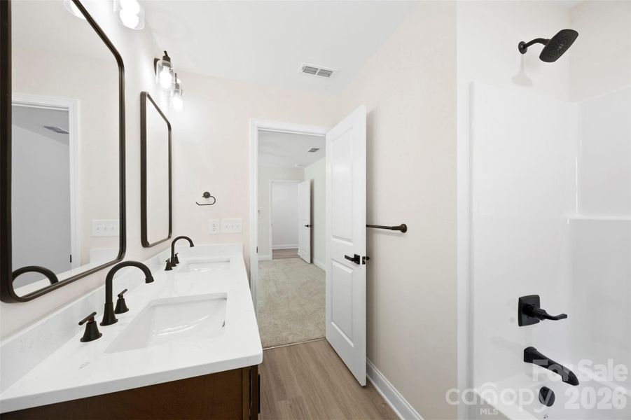 Furnished interior view inside a new home in , Albemarle (Image 14).