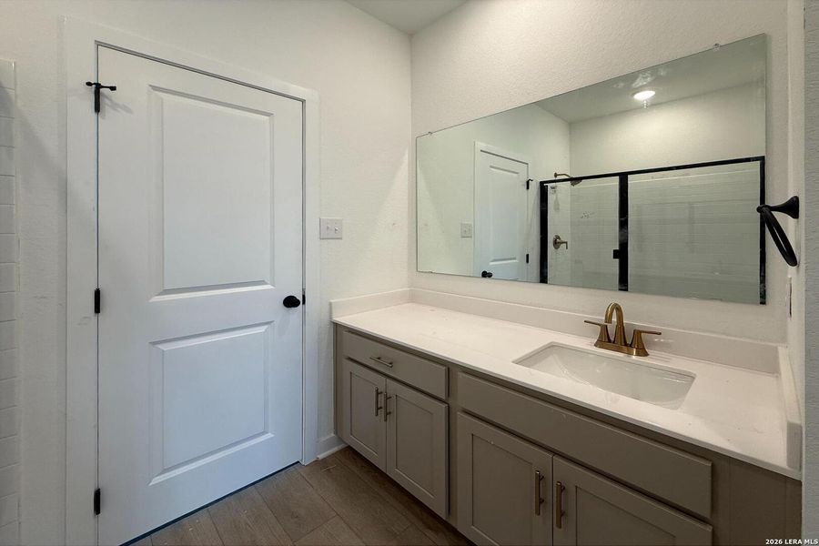 Furnished interior view inside a new home in The Wilder, Adkins (Image 5).