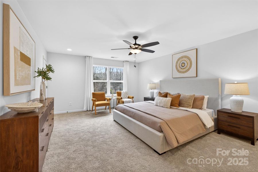 Furnished interior view inside a new home in , Charlotte (Image 15).