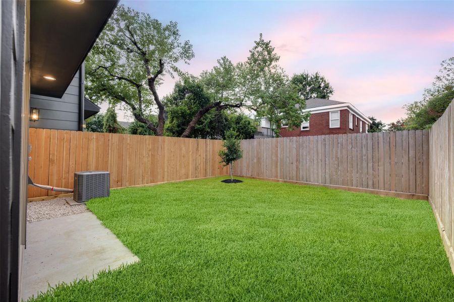 Exterior details and patio area of a home in , Houston (Image 25). Exterior details and patio area of a home in , Houston (Image 25).