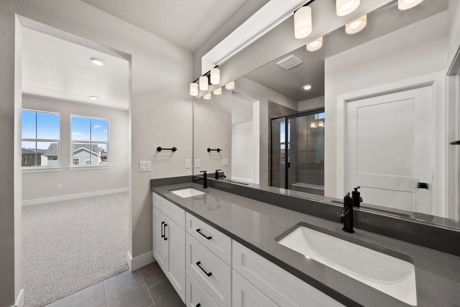 Furnished interior view inside a new home in Trumark Homes at Sterling Ranch, Littleton (Image 11).