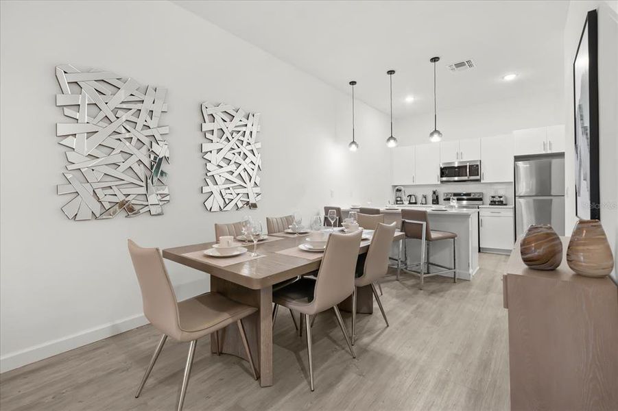 Furnished interior view inside a new home in , Davenport (Image 9).