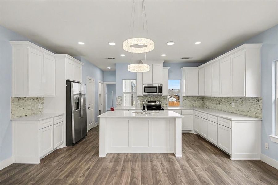 Furnished interior view inside a new home in , Fort Worth (Image 9).
