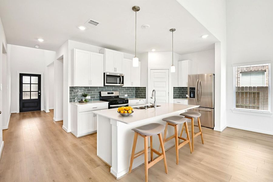 Photo is not of the actual home, but is an inspirational photo of builder’s model home and may depict options, furnishings, and/or decorator features that are not included Photo is not of the actual home, but is an inspirational photo of builder’s model home and may depict options, furnishings, and/or decorator features that are not included